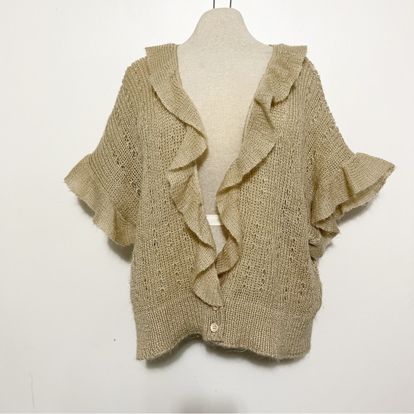 Vintage Pointelle Knit Sweater L - Picture 2 of 8
